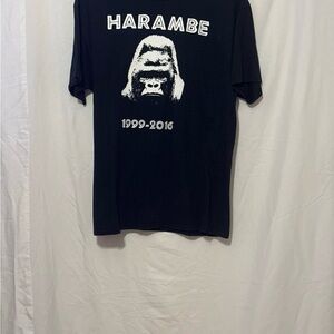 Port and Company Black Harambe Tribute Tee
